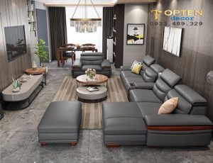 sofa da đẹp cao cấp